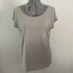 NWOT Eileen Fisher 100% Silk T shirt Sz L